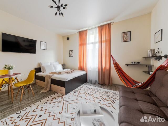 

Квартира-студия, 36 м², 2 кровати
