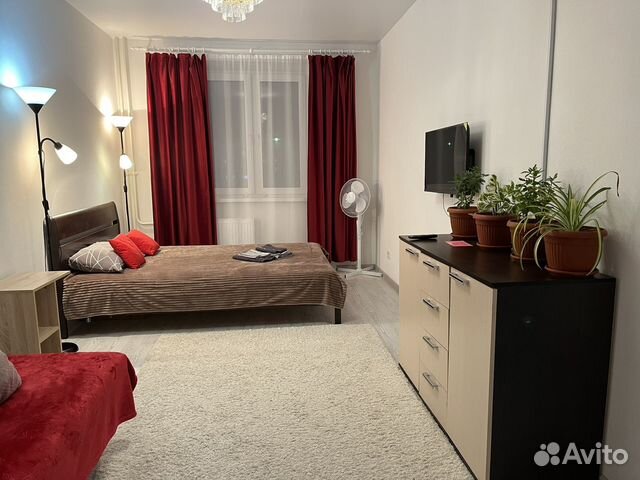 

1-к. квартира, 35 м², 2 кровати