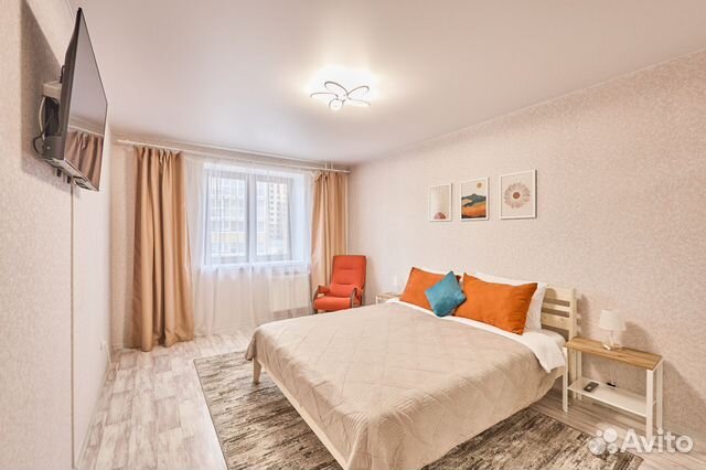 

1-к. квартира, 42,1 м², 2 кровати