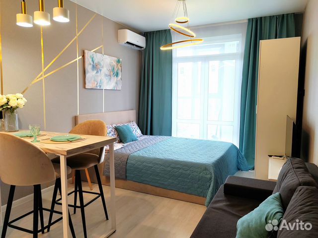 

Квартира-студия, 20 м², 2 кровати