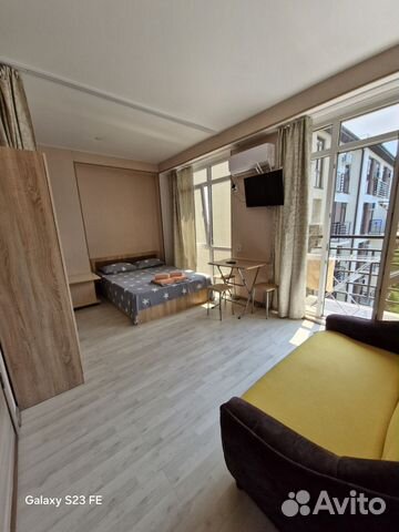 

Квартира-студия, 24 м², 2 кровати