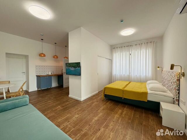 

Квартира-студия, 47 м², 2 кровати