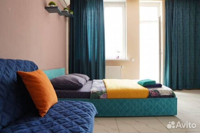 

Квартира-студия, 27 м², 2 кровати