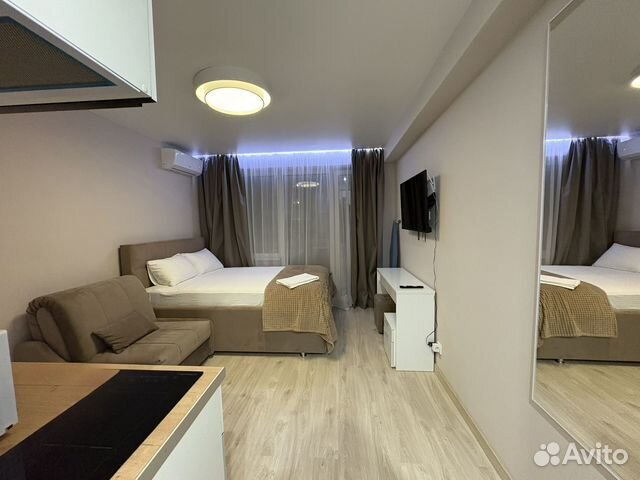 

Квартира-студия, 25 м², 2 кровати