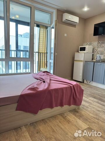 

Квартира-студия, 28 м², 2 кровати