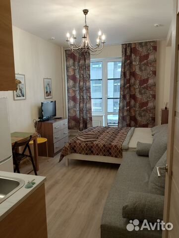 

Квартира-студия, 25 м², 2 кровати