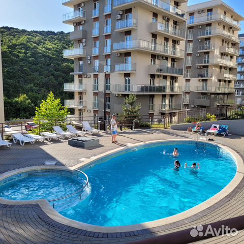 

Квартира-студия, 34 м², 2 кровати