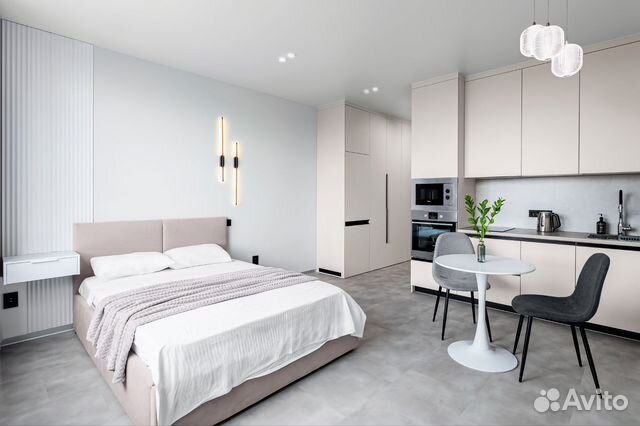 

Квартира-студия, 32 м², 1 кровать
