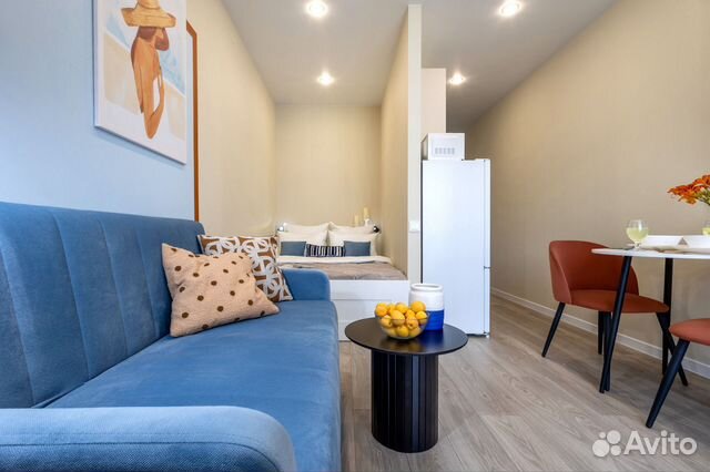 

Квартира-студия, 25 м², 2 кровати