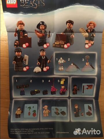 Lego Minifigures лего минифигуры Harry Potter