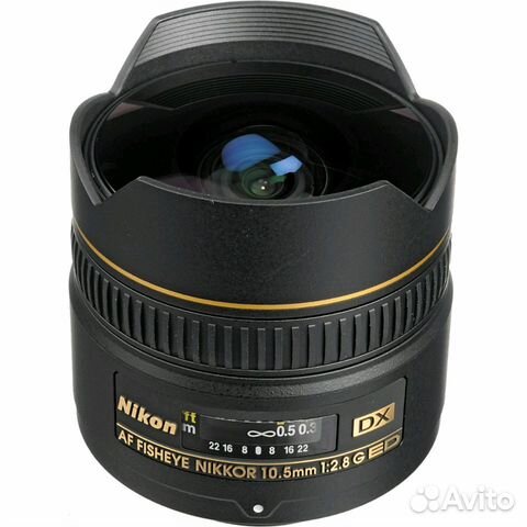 Nikon 10.5 mm f/2.8 Угол зрения 180 градусов