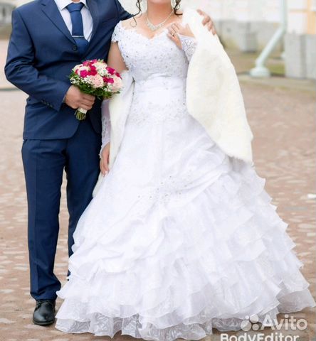 Свадебное платье 56 58