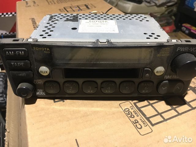 Магнитола штатная кассетная Toyota