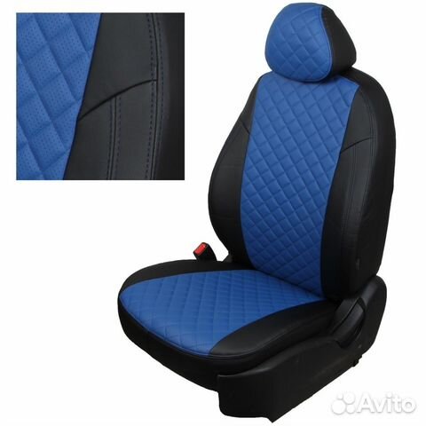 Настоящие чехлы Автопилот ромб для Crafter 3 мест Настоящие чехлы Автопилот ромб для Crafter 3 мест
