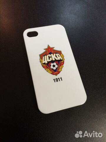 Чехол накладка iPhone 4 / 4S цска Оригинал Белый Чехол накладка iPhone 4 / 4S цска Оригинал Белый