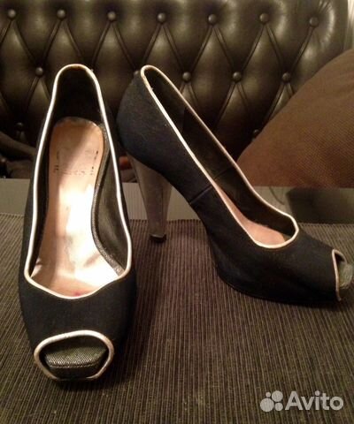 Туфли джинсовые Gianfranco Ferre 38 р-р Туфли джинсовые Gianfranco Ferre 38 р-р