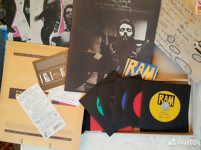 Paul McCartney RAM Delux edition 4 CD+DVD, Япония