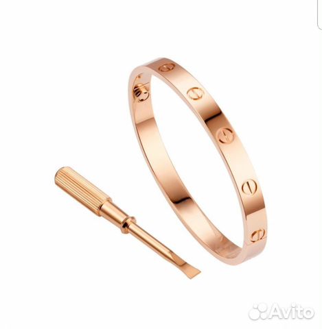 Золотой браслет cartier
