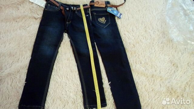 Новые джинсы на флисе на 5 и 7 лет Новые джинсы на флисе на 5 и 7 лет