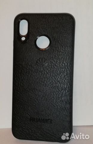 Чехол кожаный для Huawei p20 lite