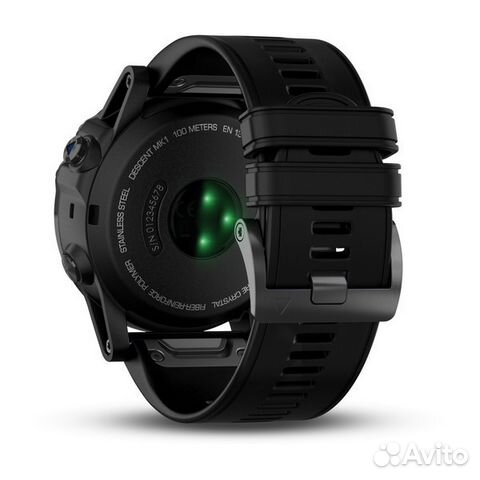 Descent MK1 сапфир титан с черным ремешком Descent MK1 сапфир титан с черным ремешком
