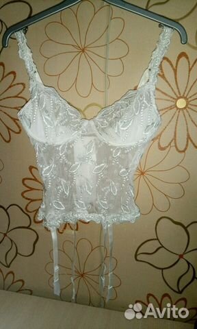 Корсет с подвязками для чулок