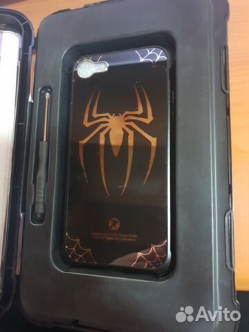 Чехол алюминевый R-Just с лого паук на iPhone 7 Чехол алюминевый R-Just с лого паук на iPhone 7