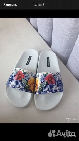Шлёпанцы Dolce&Gabbana Шлёпанцы Dolce&Gabbana
