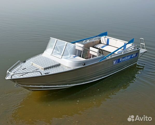Новый катер (моторная лодка) Wyatboat 490 алюминий