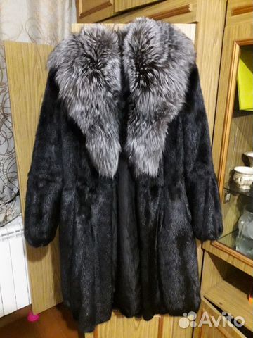 Шуба норковая, черная Шуба норковая, черная