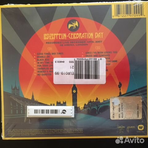 Led Zeppelin- Celebration Day 2cd DE luxe Led Zeppelin- Celebration Day 2cd DE luxe