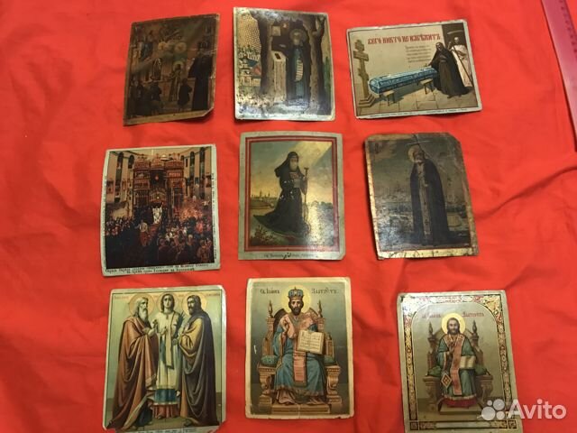 Иконы Хромолитографии Е И Фесенко 189х-190х Одесса