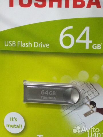 Флэшка из металла Toshiba 64GB USB2.0 Флэшка из металла Toshiba 64GB USB2.0