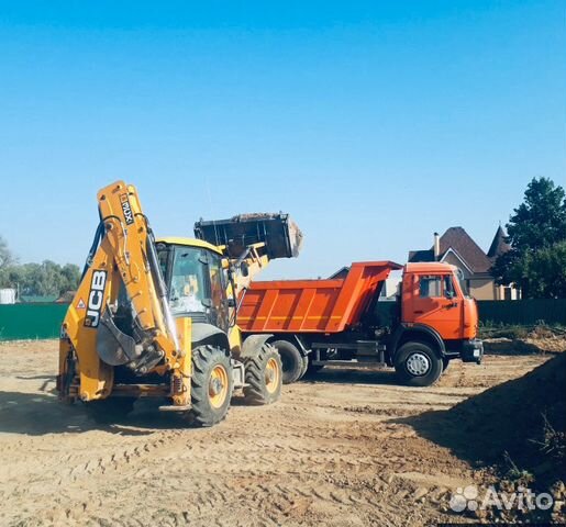 Услуги экскаватора погрузчика, мтз, самосвал Услуги экскаватора погрузчика, мтз, самосвал
