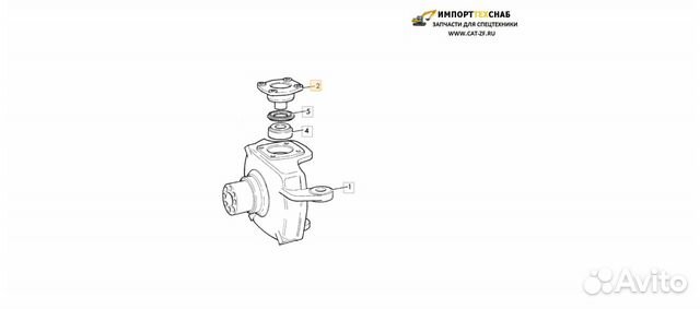 JCB 3cx/4cx шкворень моста 458/20061 JCB 3cx/4cx шкворень моста 458/20061