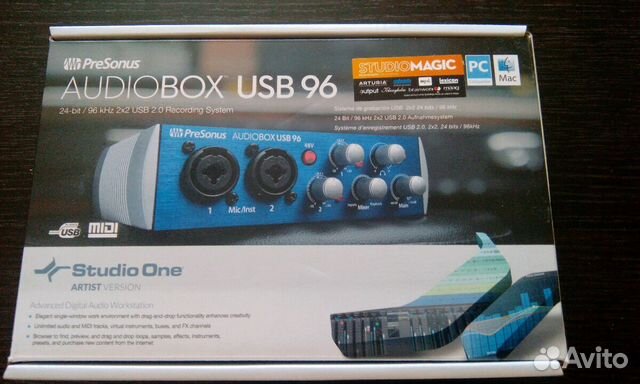 Presonus audiobox usb 96 новый