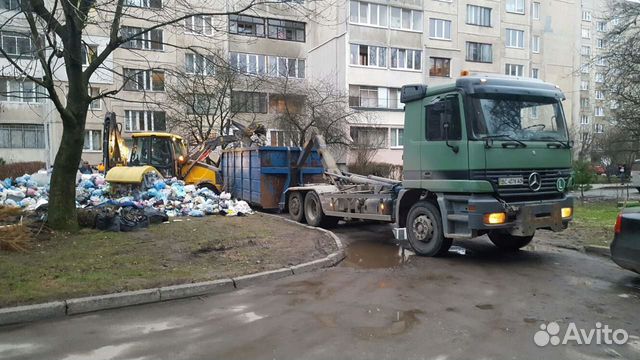 Вывоз мусора пушкино контейнер 8м3