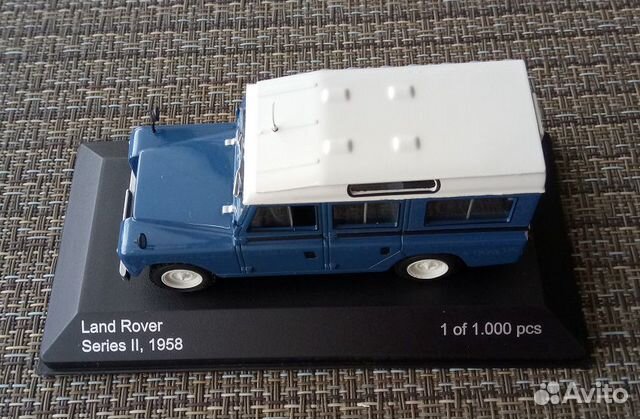 1:43 Land Rover Series II SW 1958 blue White Box