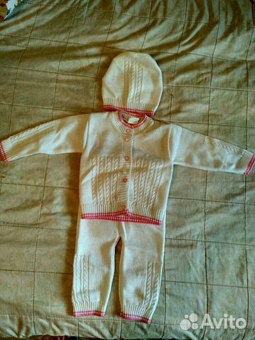 Утеплённый комплект с шапочкой новый