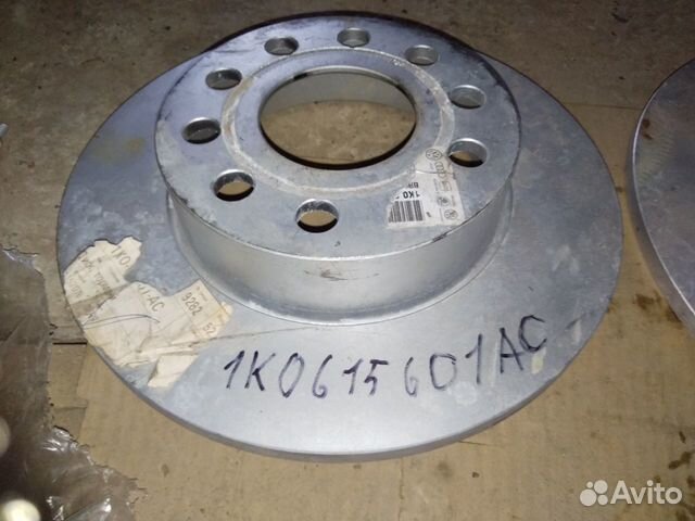 Диск тормозной задний Volkswagen Jetta 2006-2011 Диск тормозной задний Volkswagen Jetta 2006-2011