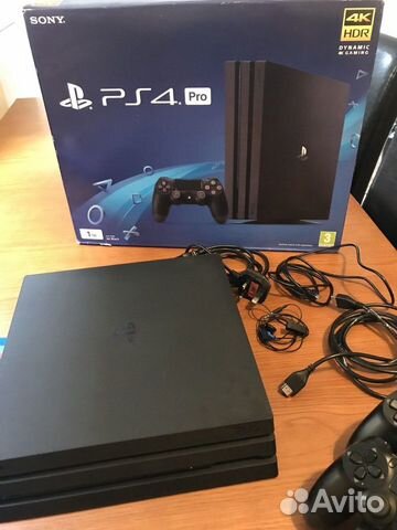 Ps4 pro 1 tb на гарантии