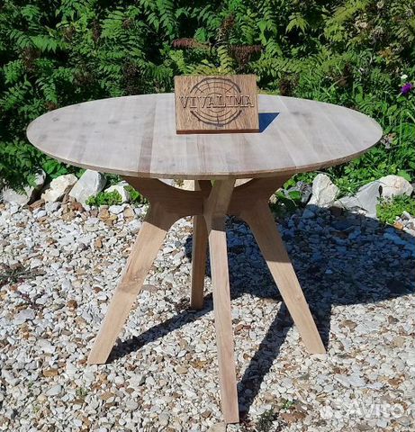 Стол обеденный, круглый для кухни, столовой