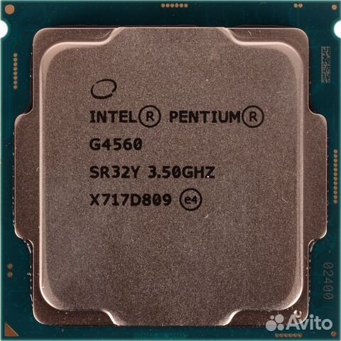 Процессор сокет 1151 Intel Pentium G4560 Процессор сокет 1151 Intel Pentium G4560