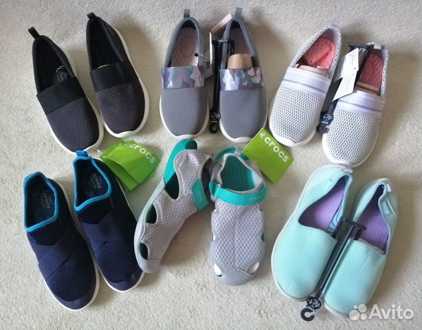 Балетки, слипоны, босоножки, туфли Crocs W7