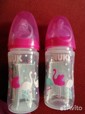 Детская бутылочка NUK 150 Фламинго