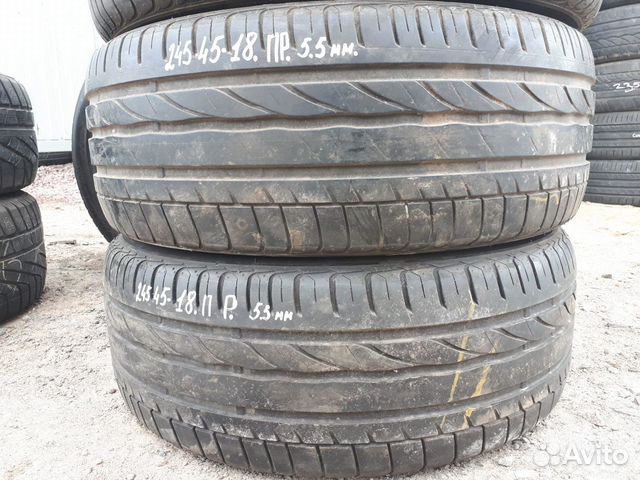 Шины 245 45 r18 bridgestone turanza er300 RF