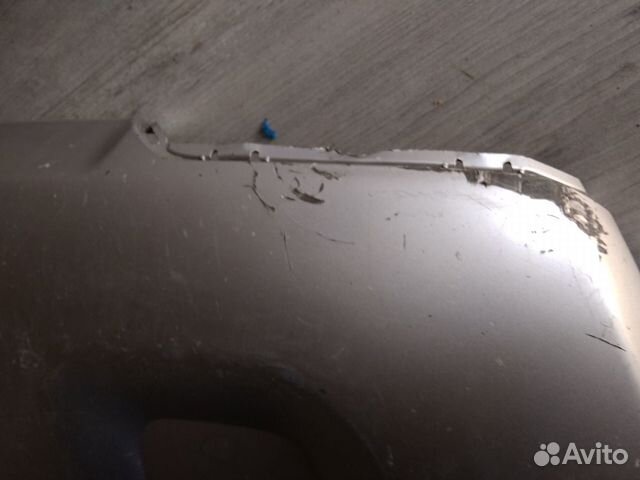 Рено Дастер накладка заднего бампера
