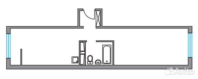 1-к квартира, 36.8 м², 1/8 эт. 1-к квартира, 36.8 м², 1/8 эт.
