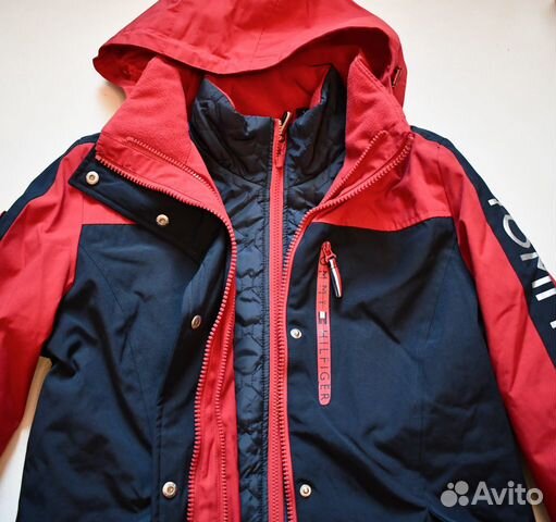 Tommy hilfiger 3 в 1 система куртка. S/M. оригинал