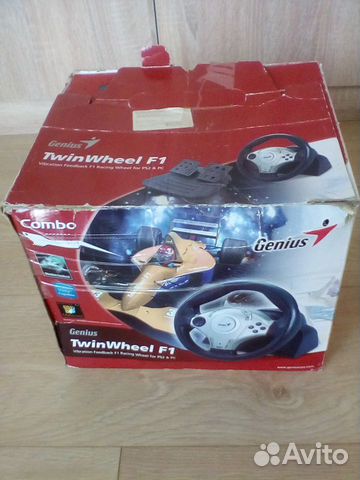 Руль Genius TwinWheel F1 для PS2